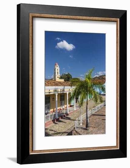 The Convento de San Francisco and Plaza Mayor, Trinidad, UNESCO World Heritage Site, Cuba, West Ind-Michael Nolan-Framed Photographic Print