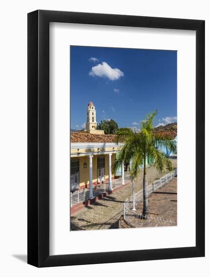 The Convento de San Francisco and Plaza Mayor, Trinidad, UNESCO World Heritage Site, Cuba, West Ind-Michael Nolan-Framed Photographic Print