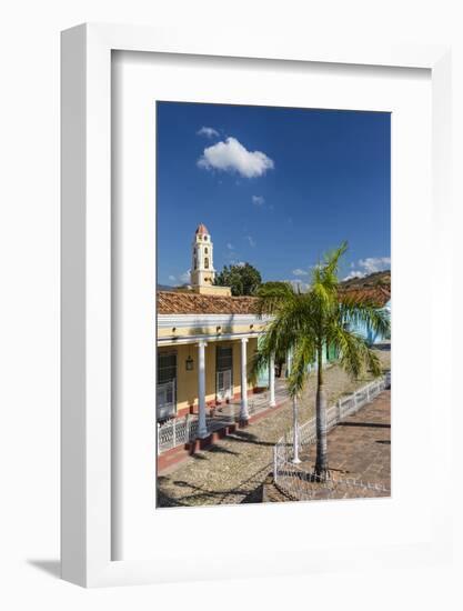 The Convento de San Francisco and Plaza Mayor, Trinidad, UNESCO World Heritage Site, Cuba, West Ind-Michael Nolan-Framed Photographic Print