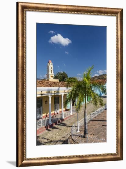 The Convento de San Francisco and Plaza Mayor, Trinidad, UNESCO World Heritage Site, Cuba, West Ind-Michael Nolan-Framed Photographic Print