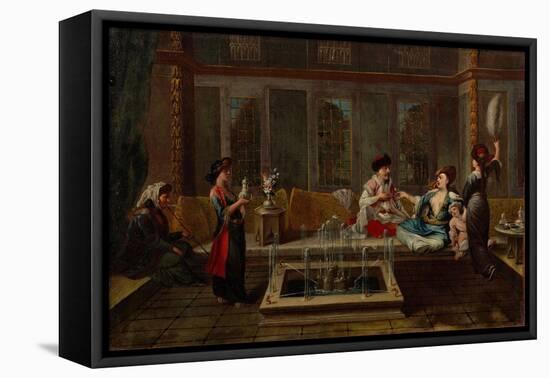 The Conversation, 1730S-Jean-Baptiste Vanmour-Framed Premier Image Canvas