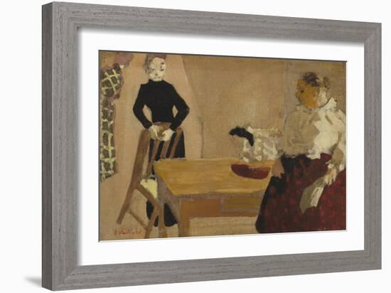 The Conversation, 1891-Edouard Vuillard-Framed Giclee Print