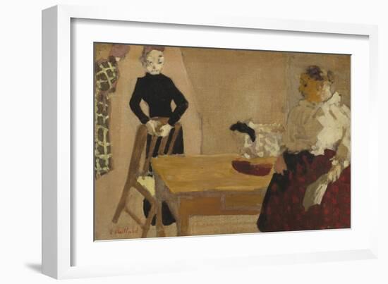 The Conversation, 1891-Edouard Vuillard-Framed Giclee Print