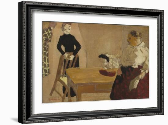 The Conversation, 1891-Edouard Vuillard-Framed Giclee Print