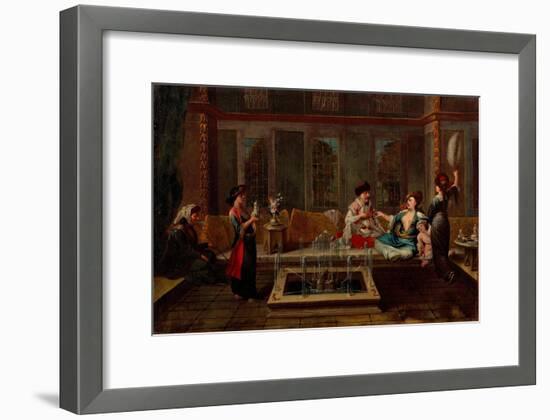The Conversation-Jean-Baptiste Vanmour-Framed Giclee Print