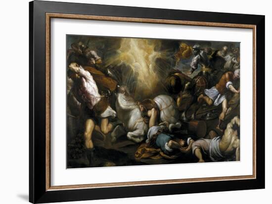 The Conversion of Saint Paul, 1592-Jacopo Palma il Giovane the Younger-Framed Giclee Print