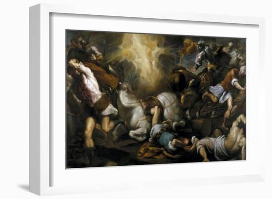 The Conversion of Saint Paul, 1592-Jacopo Palma il Giovane the Younger-Framed Giclee Print