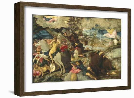 The Conversion of Saint Paul, c.1545-Jacopo Robusti Tintoretto-Framed Giclee Print