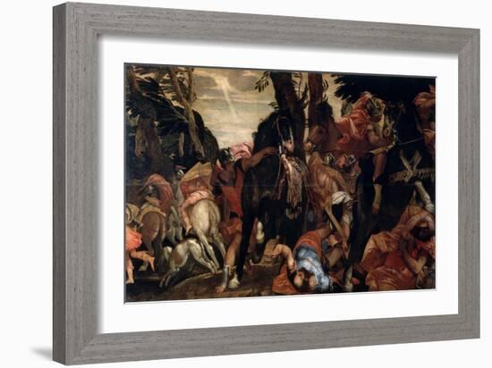 The Conversion of Saint Paul, C1570-Paolo Veronese-Framed Giclee Print