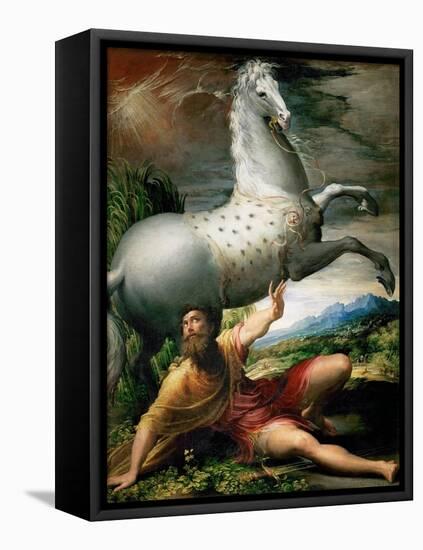 The Conversion of Saint Paul, Ca 1528-Parmigianino-Framed Premier Image Canvas