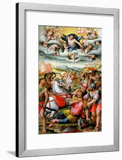 The Conversion of Saint Paul on the Road to Damascus, from Church of San Francesco, Vercelli-Gerolamo Lanino-Framed Giclee Print