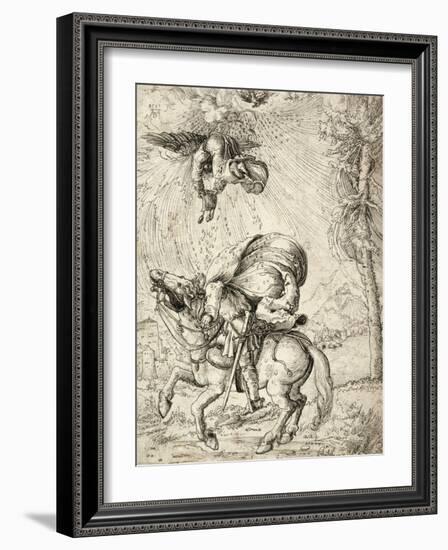 The Conversion of Saint Paul-Wolf Huber-Framed Art Print