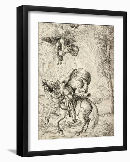 The Conversion of Saint Paul-Wolf Huber-Framed Art Print