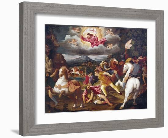 The Conversion of Saul, Circa1527-1593-Giuseppe Abbati-Framed Giclee Print