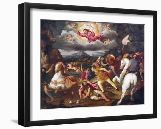 The Conversion of Saul, Circa1527-1593-Giuseppe Abbati-Framed Giclee Print