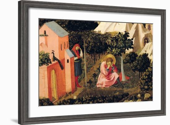 The Conversion of St. Augustine-Fra Angelico-Framed Giclee Print