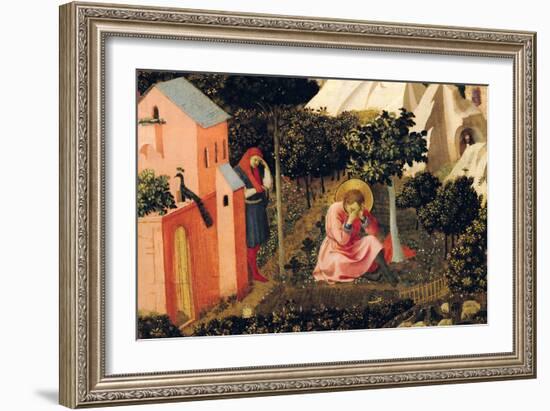 The Conversion of St. Augustine-Fra Angelico-Framed Giclee Print