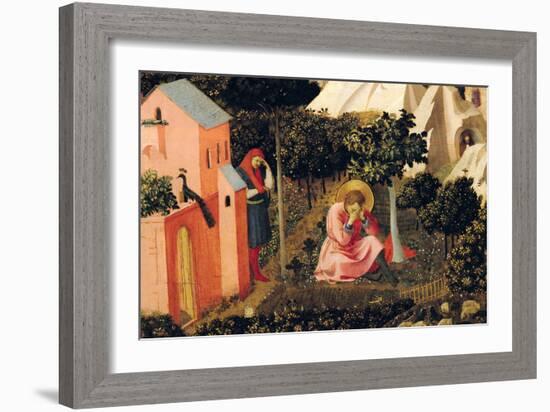 The Conversion of St. Augustine-Fra Angelico-Framed Giclee Print