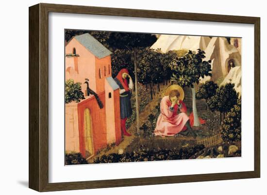 The Conversion of St. Augustine-Fra Angelico-Framed Giclee Print