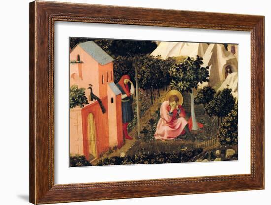 The Conversion of St. Augustine-Fra Angelico-Framed Giclee Print