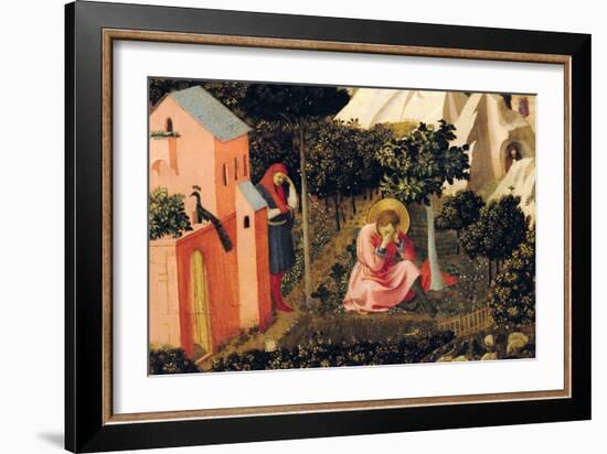 The Conversion of St. Augustine-Fra Angelico-Framed Giclee Print