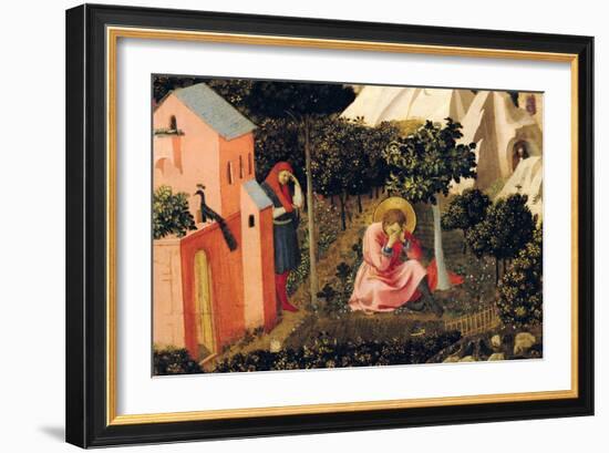 The Conversion of St. Augustine-Fra Angelico-Framed Giclee Print