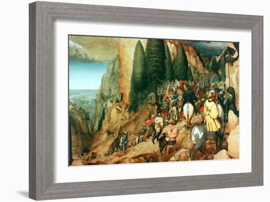 The Conversion of St Paul, 1567-Pieter Bruegel the Elder-Framed Giclee Print