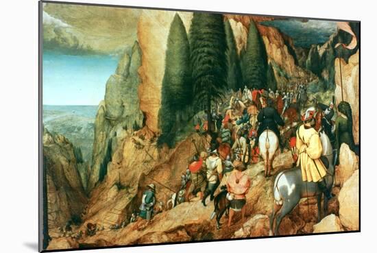 The Conversion of St Paul, 1567-Pieter Bruegel the Elder-Mounted Giclee Print