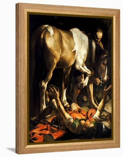 The Conversion of St. Paul, 1601-Michelangelo Merisi da Caravaggio-Framed Premier Image Canvas