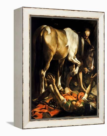 The Conversion of St. Paul, 1601-Michelangelo Merisi da Caravaggio-Framed Premier Image Canvas