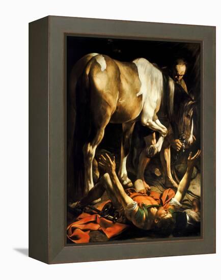 The Conversion of St. Paul, 1601-Michelangelo Merisi da Caravaggio-Framed Premier Image Canvas