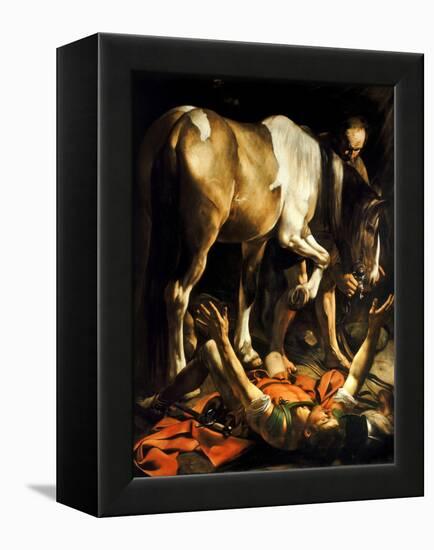 The Conversion of St. Paul, 1601-Michelangelo Merisi da Caravaggio-Framed Premier Image Canvas