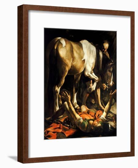 The Conversion of St. Paul, 1601-Michelangelo Merisi da Caravaggio-Framed Premium Giclee Print