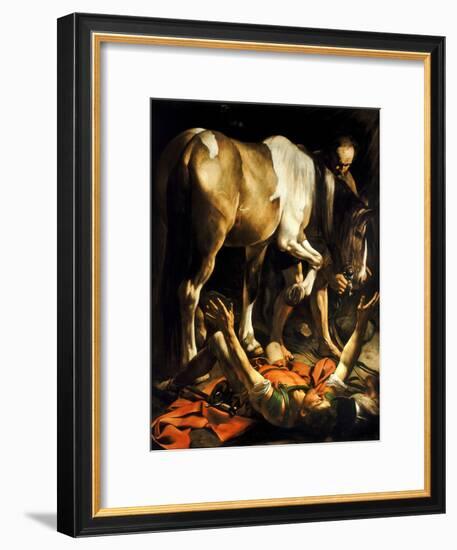 The Conversion of St. Paul, 1601-Michelangelo Merisi da Caravaggio-Framed Giclee Print