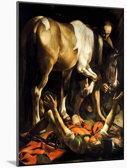 The Conversion of St. Paul, 1601-Michelangelo Merisi da Caravaggio-Mounted Giclee Print