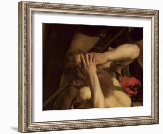 The Conversion of St. Paul (Detail)-Caravaggio-Framed Giclee Print