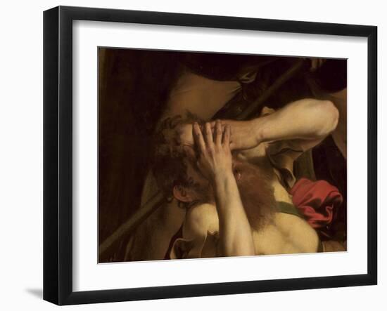 The Conversion of St. Paul (Detail)-Caravaggio-Framed Giclee Print