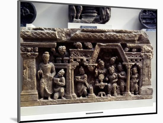 The Conversion of Sundarananda., Relief from Afghanistan, 2nd century-Unknown-Mounted Giclee Print
