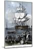 'The Convict Ship', c1820-Henry Adlard-Mounted Giclee Print