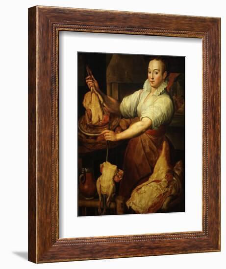 The Cook by Vincenzo Campi 1536-91 Italian-Vincenzo Campi-Framed Giclee Print