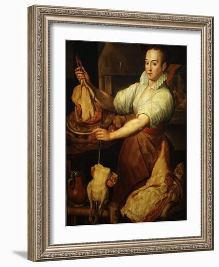 The Cook by Vincenzo Campi 1536-91 Italian-Vincenzo Campi-Framed Giclee Print