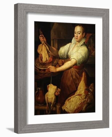 The Cook by Vincenzo Campi 1536-91 Italian-Vincenzo Campi-Framed Giclee Print