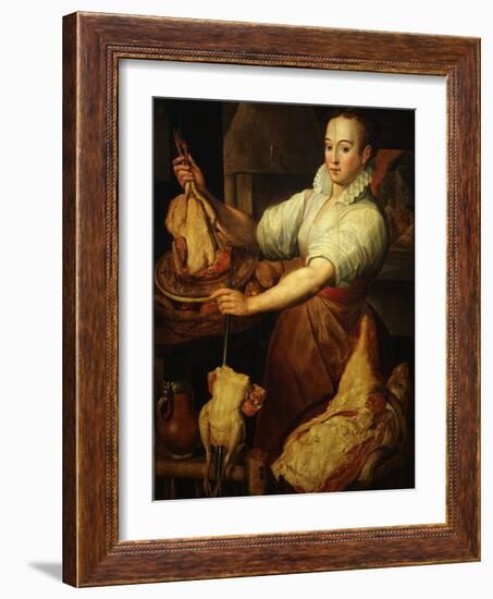 The Cook by Vincenzo Campi 1536-91 Italian-Vincenzo Campi-Framed Giclee Print