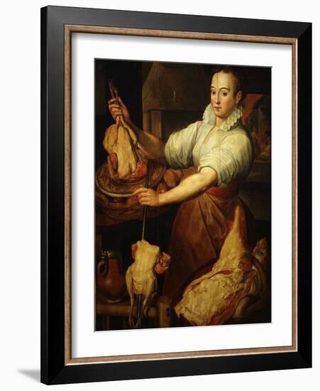 The Cook by Vincenzo Campi 1536-91 Italian-Vincenzo Campi-Framed Giclee Print