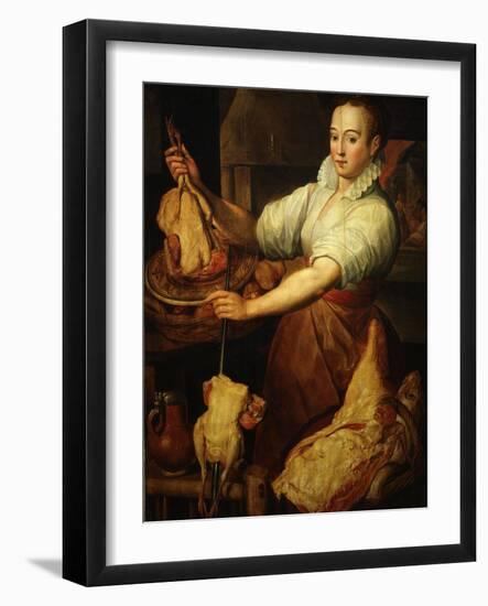 The Cook by Vincenzo Campi 1536-91 Italian-Vincenzo Campi-Framed Giclee Print