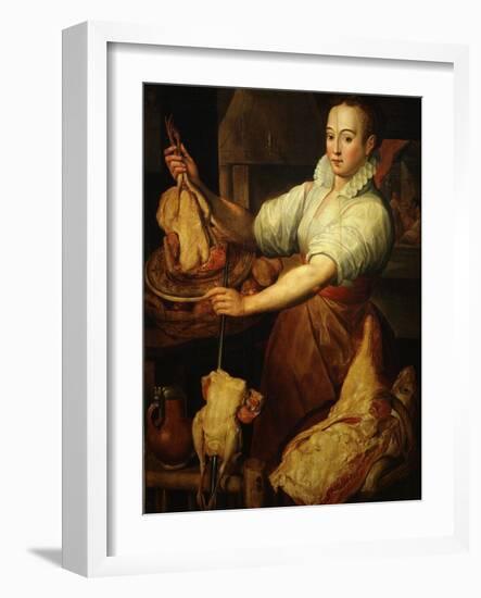 The Cook by Vincenzo Campi 1536-91 Italian-Vincenzo Campi-Framed Giclee Print