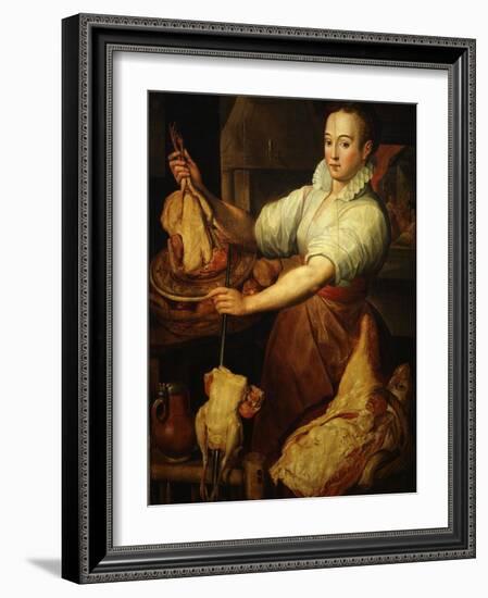 The Cook by Vincenzo Campi 1536-91 Italian-Vincenzo Campi-Framed Giclee Print