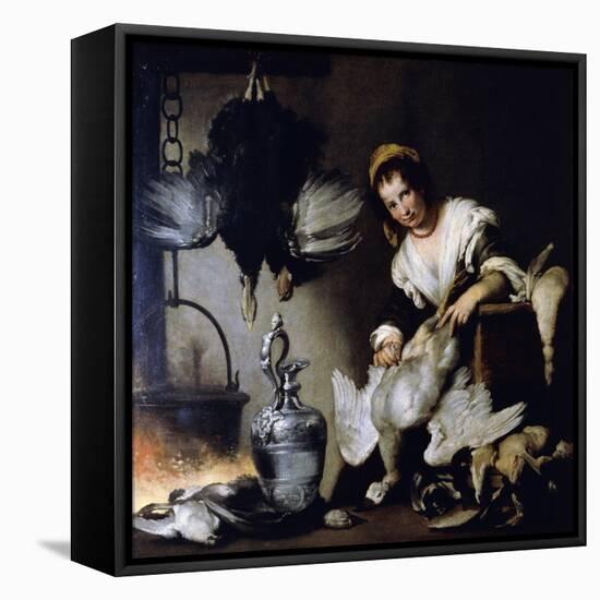 The Cook, Ca 1625-Bernardo Strozzi-Framed Premier Image Canvas