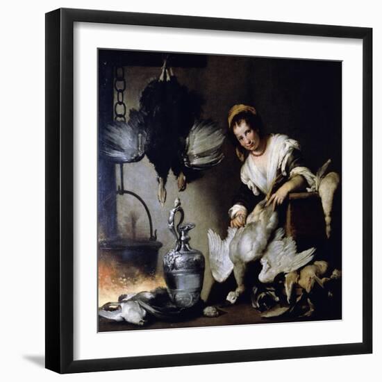 The Cook, Ca 1625-Bernardo Strozzi-Framed Giclee Print