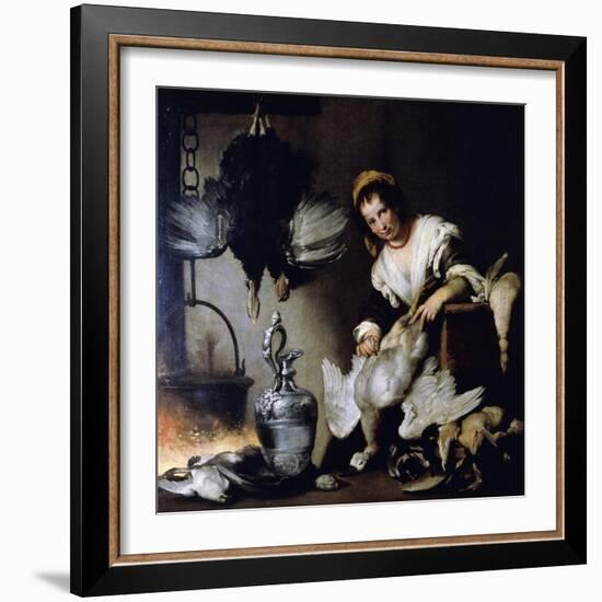 The Cook, Ca 1625-Bernardo Strozzi-Framed Giclee Print